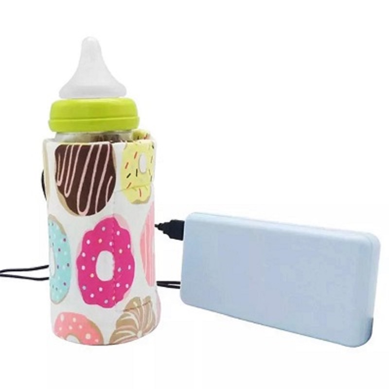 Infant Feeding Milk Bottle Portable USB Heated Cover