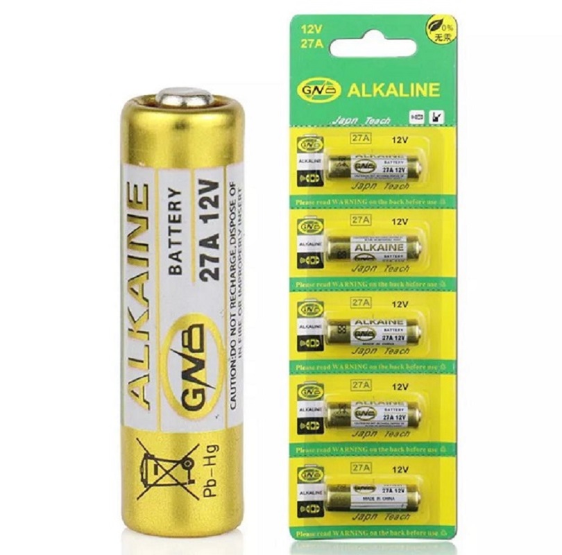 5pcs 27A 12V Dry Alkaline Battery 