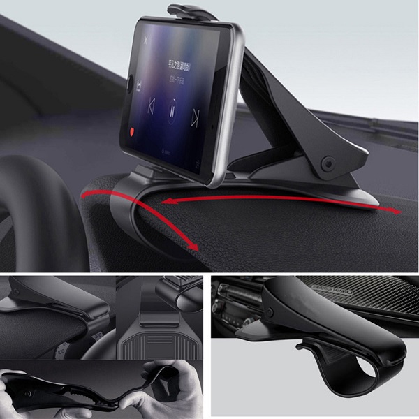 Retro Layout Automobile Dashboard Cell Phone Mount Holder Stand