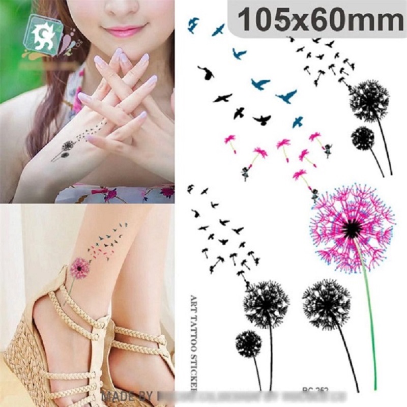 Flower Tattoo Water Proof Tattoo Body Tattoo