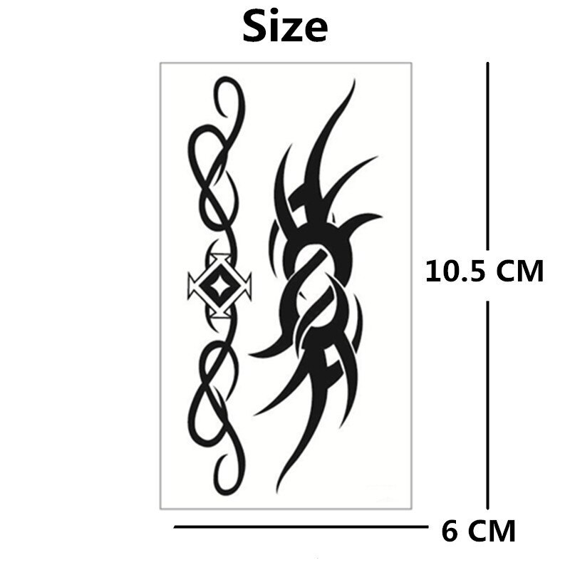 Flower Pattern Temporary Tattoo Water Proof Tattoo