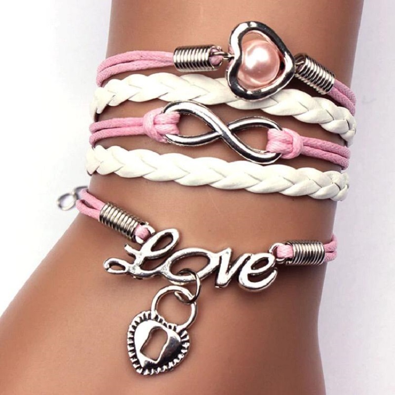 High Nice Leather Love Girls Bracelet