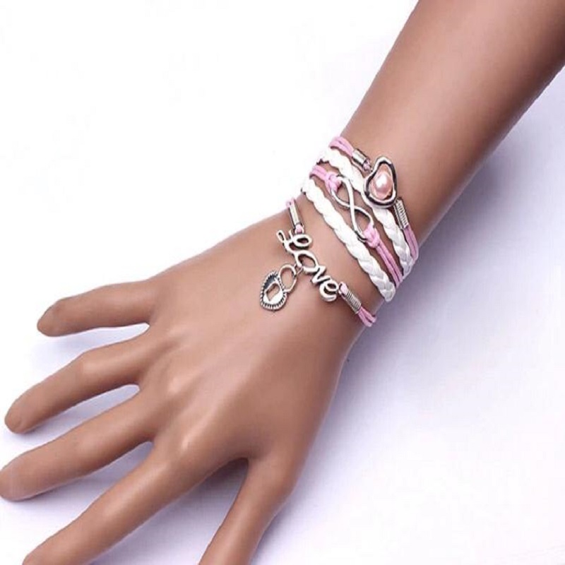 High Nice Leather Love Girls Bracelet