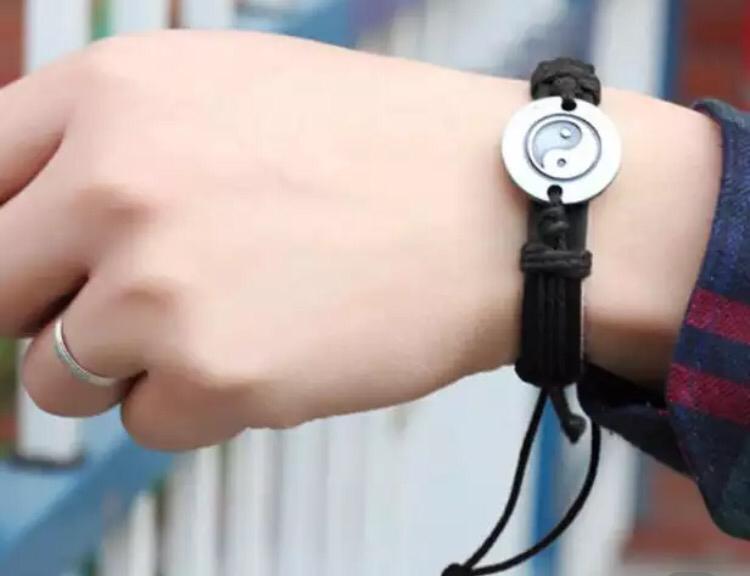 Excessive Fine Elastic Bracelet Tai Chi Ying Yang