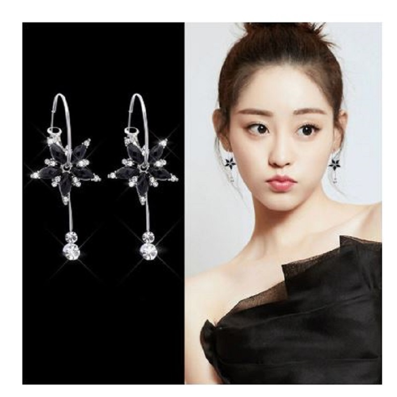 Earring Design Flower Tassel Broncos Long Earring 