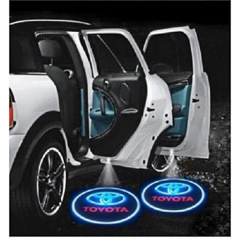 2pcs Car Door Logo Projection Light Toyo ta 