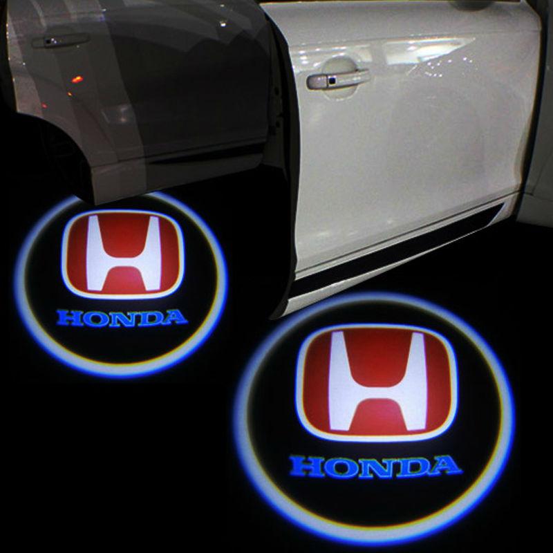 2pcs Car Door Logo Projection Light H.o.n.d.a