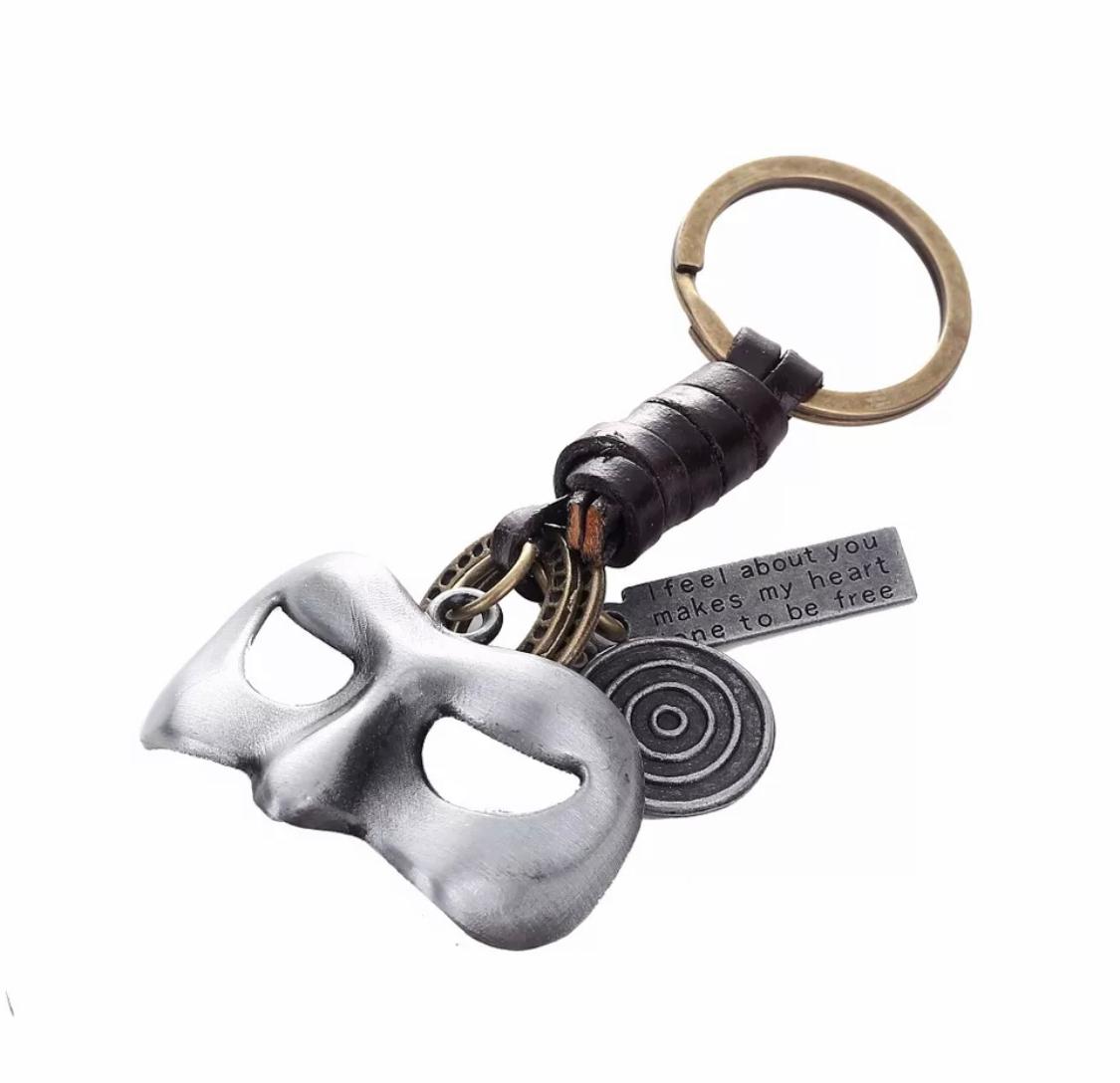 Lantern Mask Key Chain Alloy