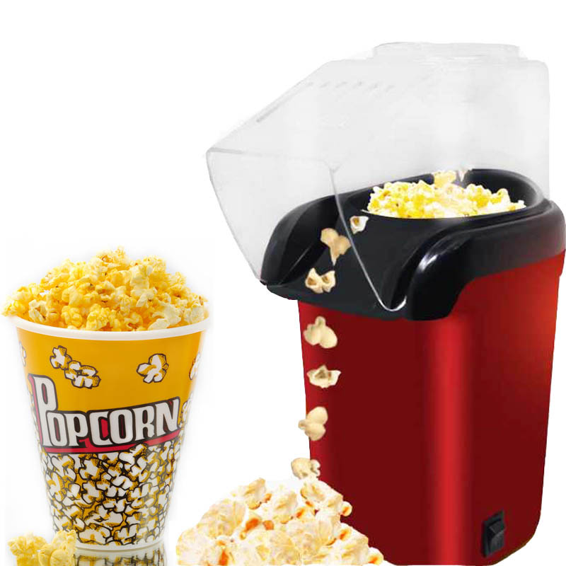 Electric Popcorn Maker Oil-Free Mini 1200W