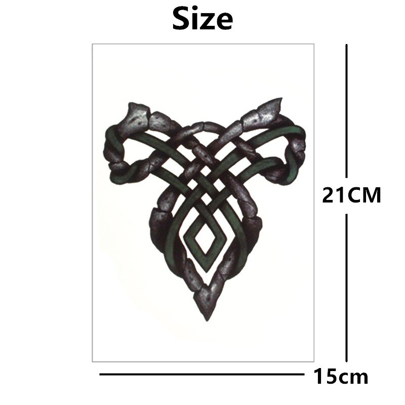 Celtic Black Totem Temporary Tattoo