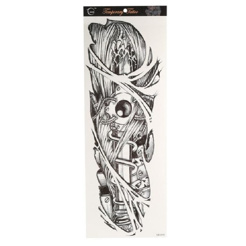 Full Arm Eye Temporary Tattoo