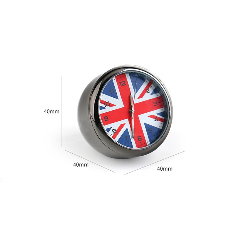 Automotive UK Flag Decoration Clock