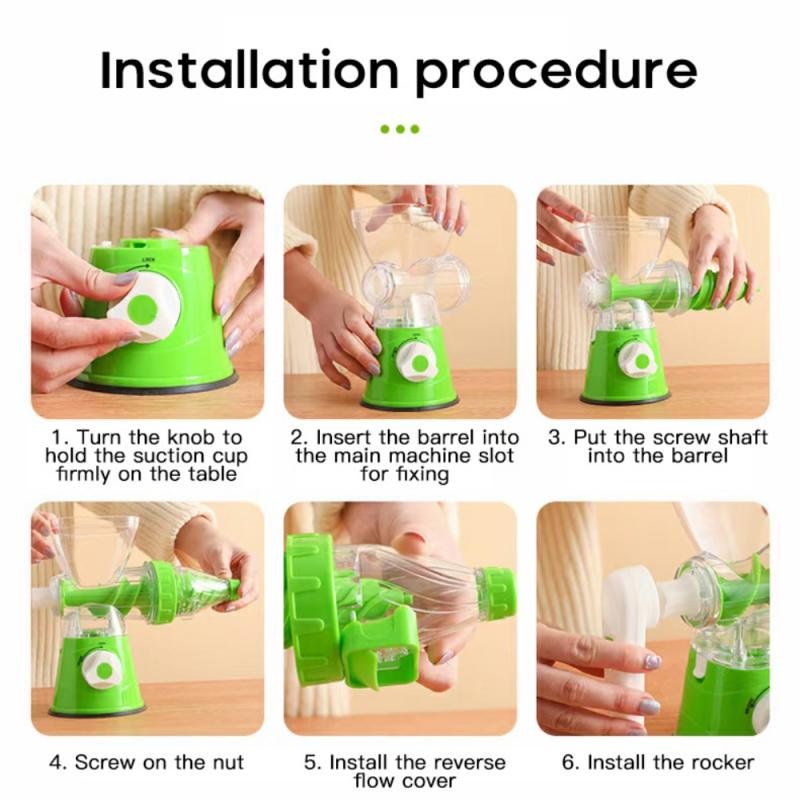 Multifunctional Kitchen Manual Hand Crank Traditional Juicer Healthy Juicer Fruits