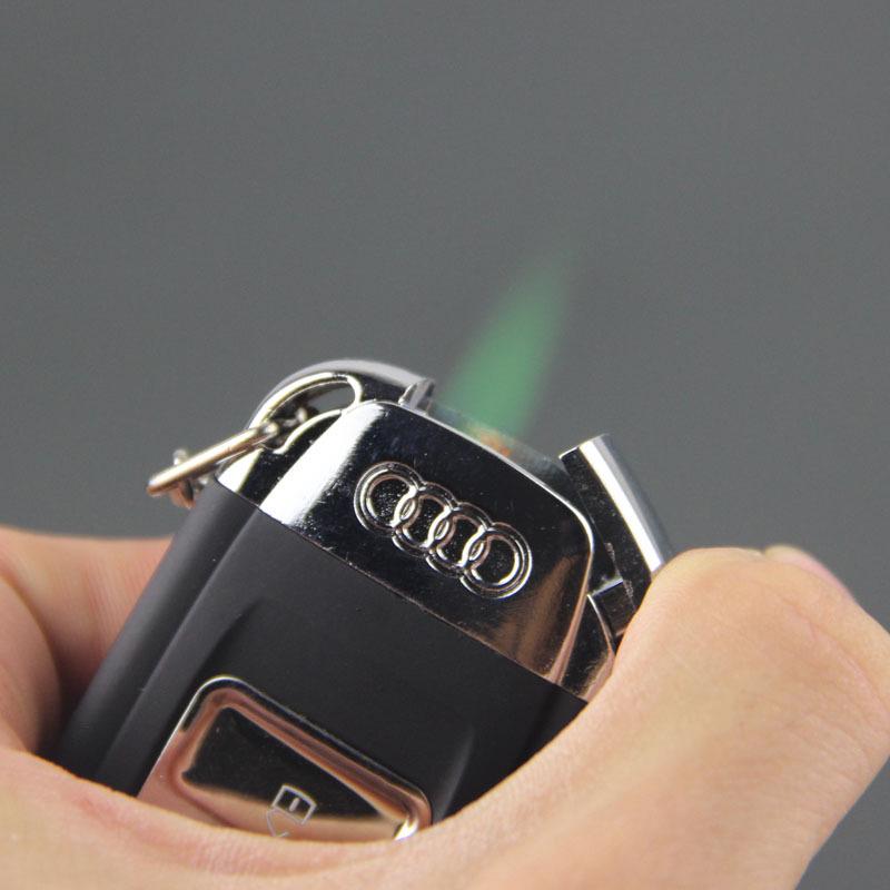 Audi Style Windproof  Jet Flame Key Ring Lighter
