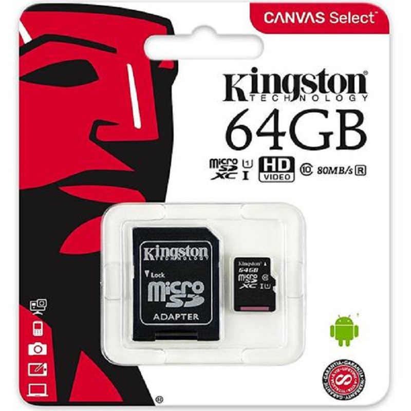 Kingston 64GB Micro SD Card