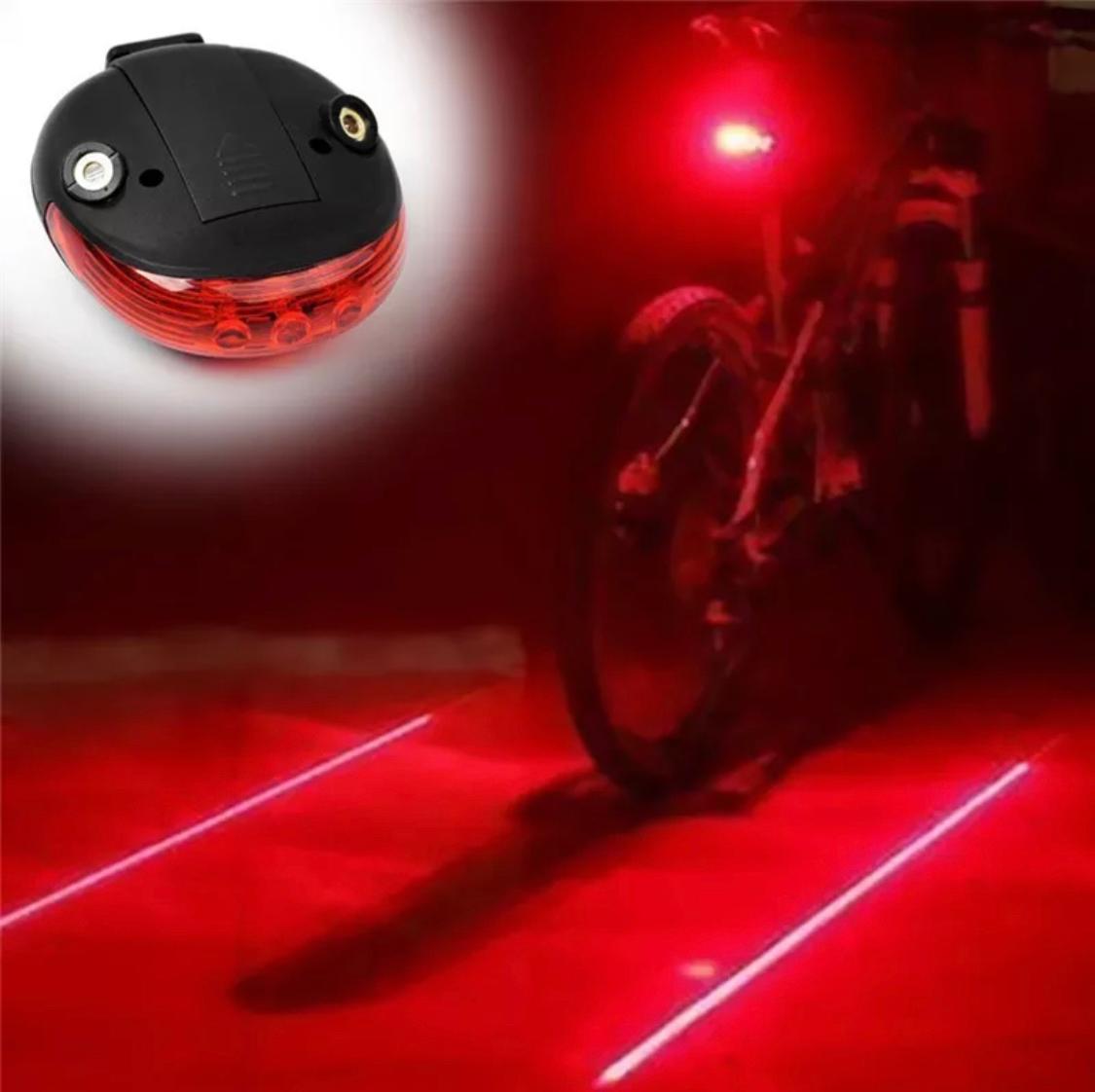 Waterproof Bicycle Light 5LED+2Laser Rear Tail Light for Bicycle