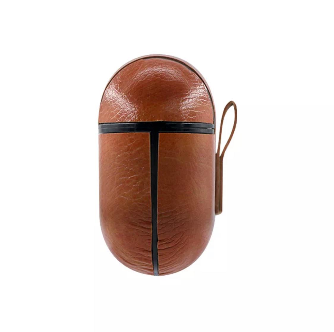 Protective Case For New Apple Air Pods Pro Leather Wireless Charging Case Protective Cover Brown