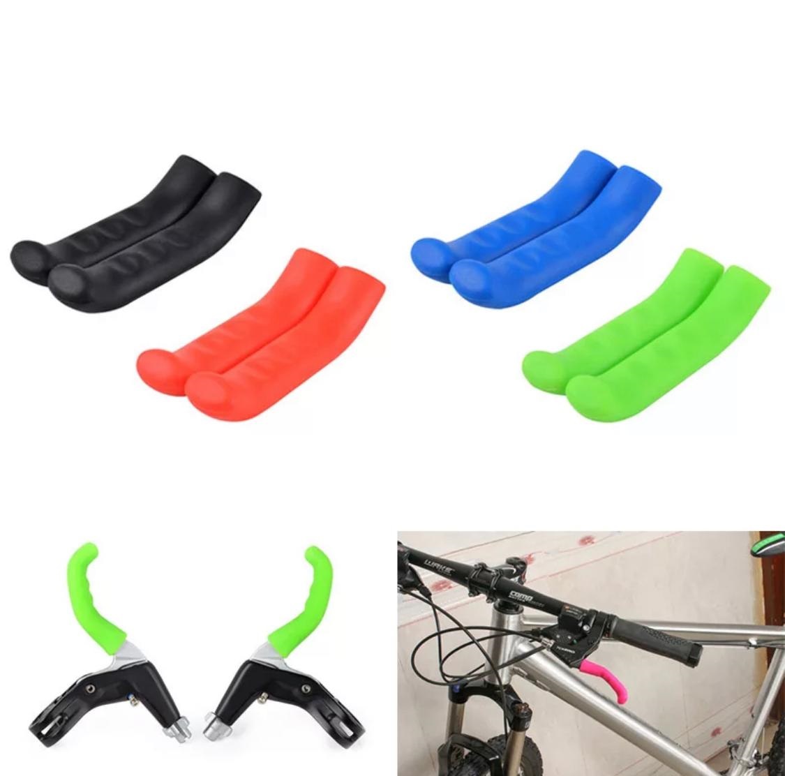 Bicycle Brake Handle Lever Silicone Gel Cover Protect 