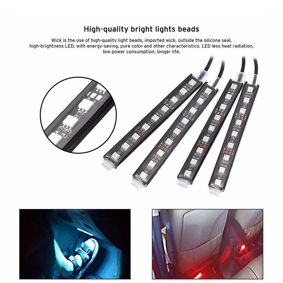 9 LED Neon Interior Light Atmosphere Light