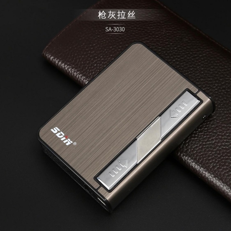 Laotou Portable Holder Case With USB Charging Electronic Lighter