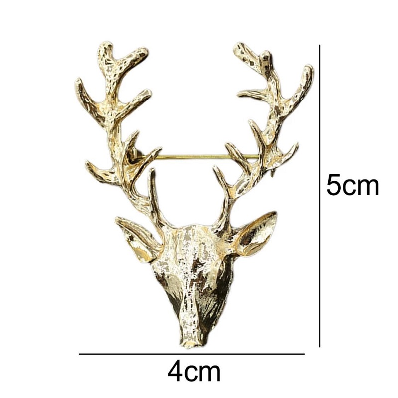 Retro Elk Deer Pins Brooch