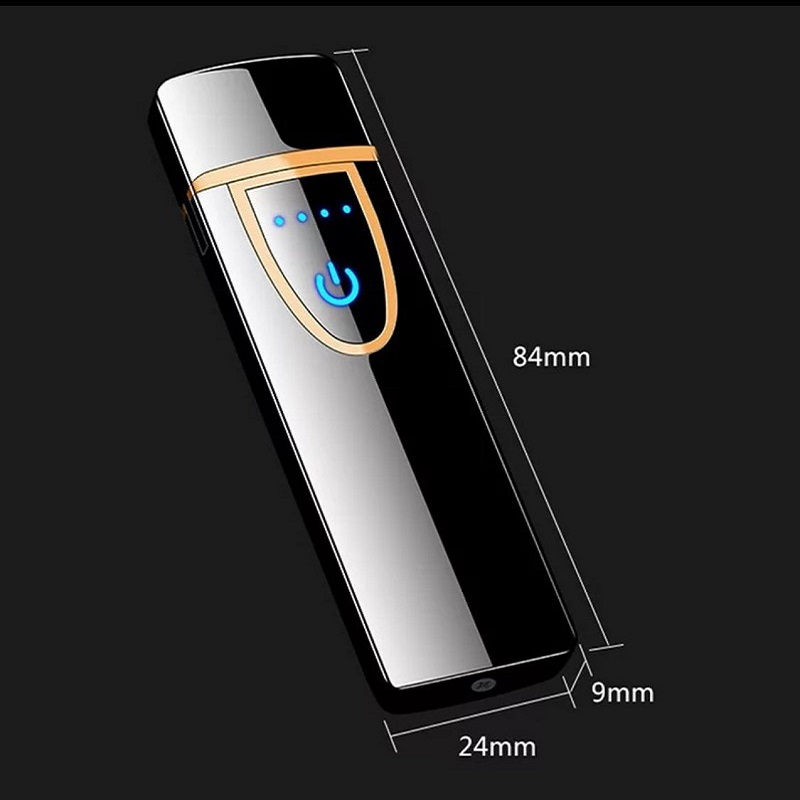 Smart Compact Lighter Touch Screen USB Charging Lighter Without Flame