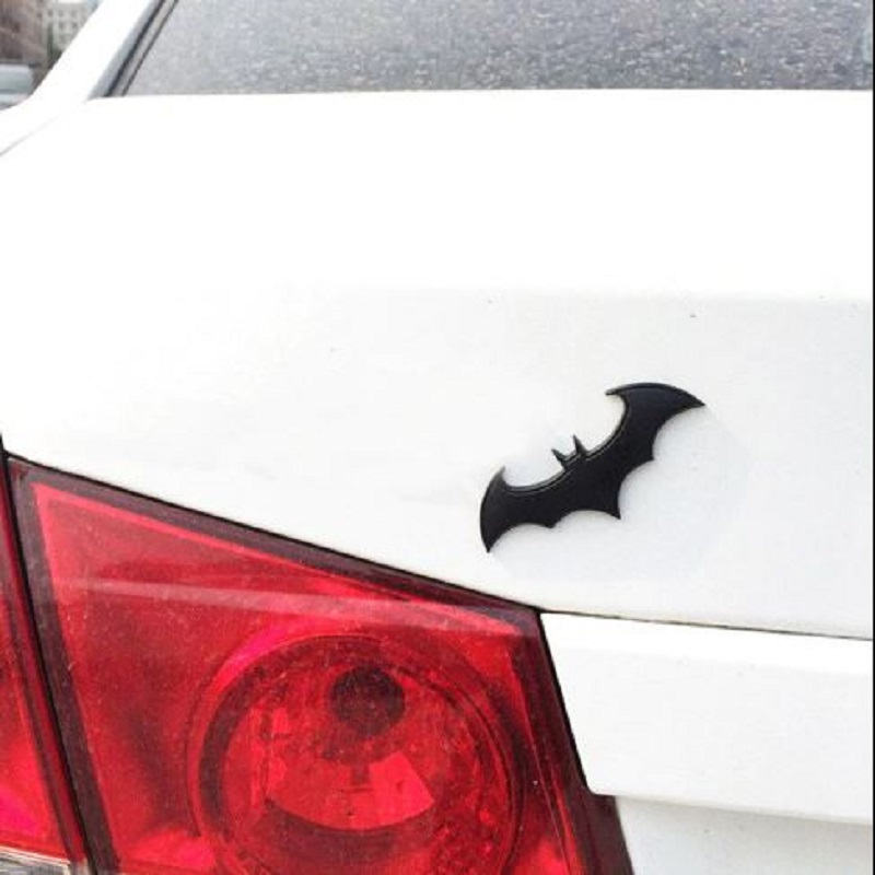 3D Metal Bat Man Logo Car Styling Decoration Sticker