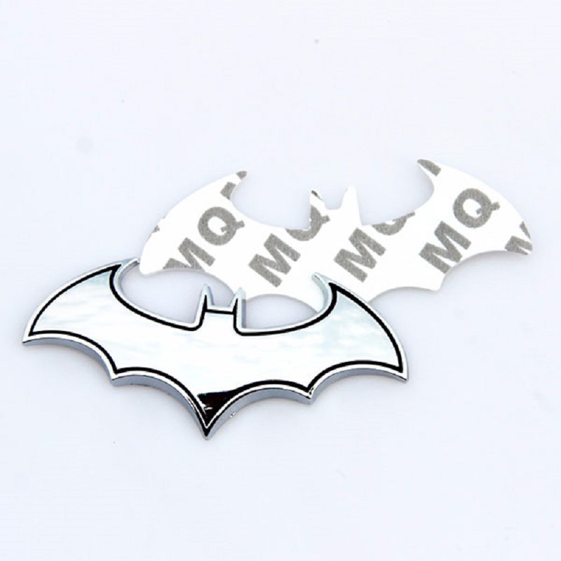 3D Metal Bat Man Logo Car Styling Decoration Sticker