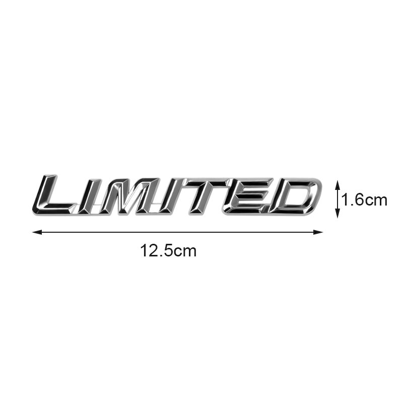 Fashion 3D Metal LIMITED Car Sticker Emblem Badge Logo Universal 