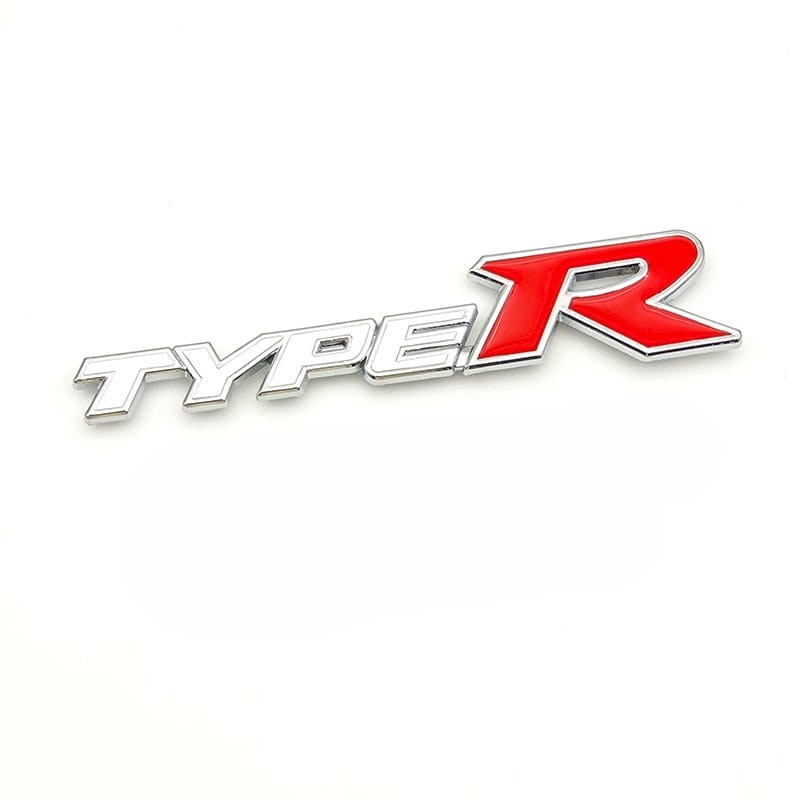 3D Metal TYPE-R Car Sticker Emblem Badge for Universal Cars