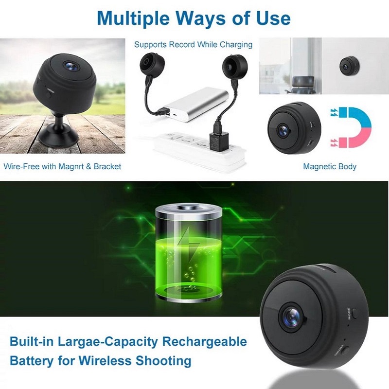 MINI MAGNETIC WIFI CAMERA 1080P HD 