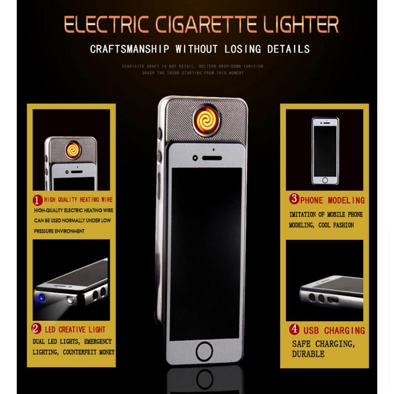 IPhone Shaped Rechargeable mini Lig-hter