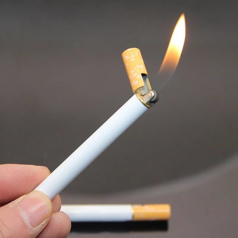 Creative Cigarette Shape Windproof Jet Flame Lighter