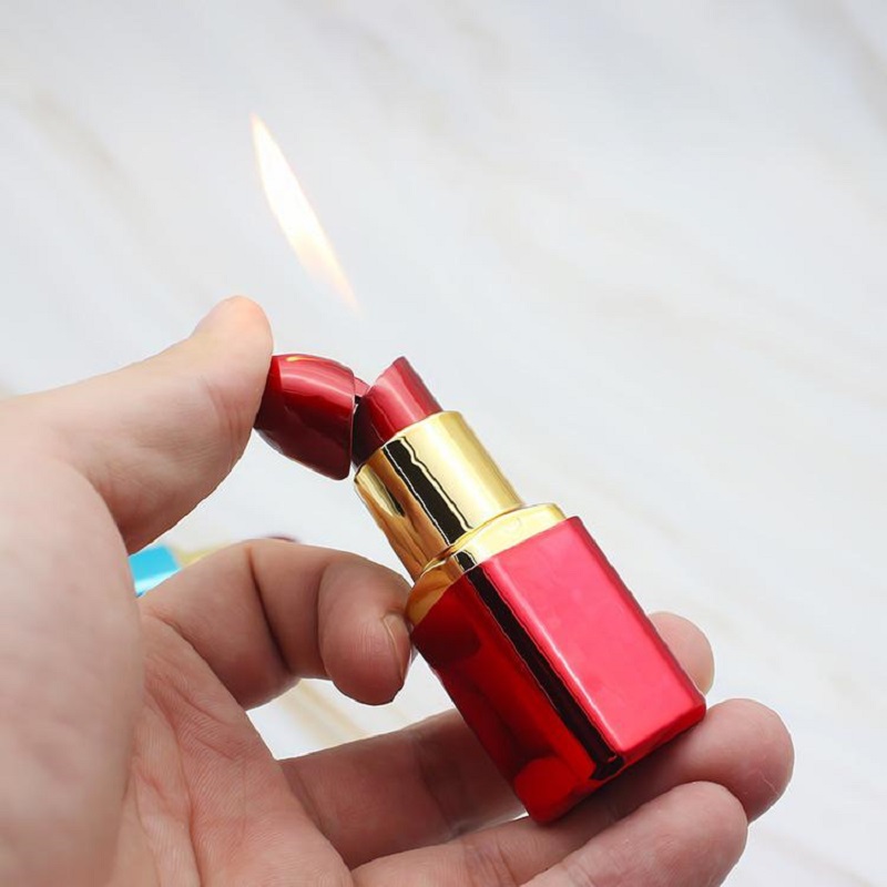 Creative Lipstick Style Butane Gas Lighter