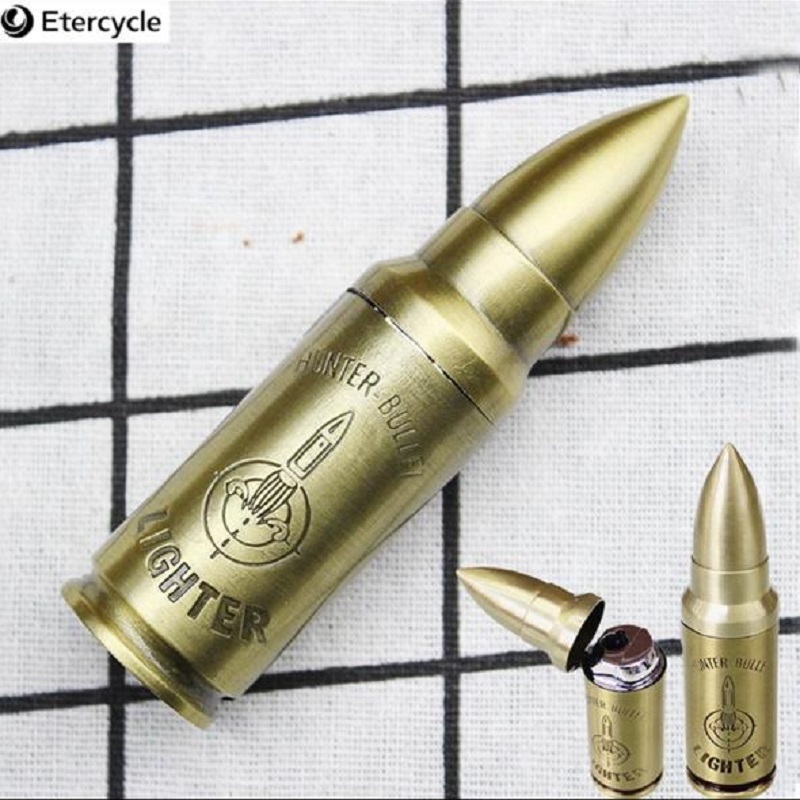 Creative High Quality Metal Bullet Inflatable Windproof Lighter