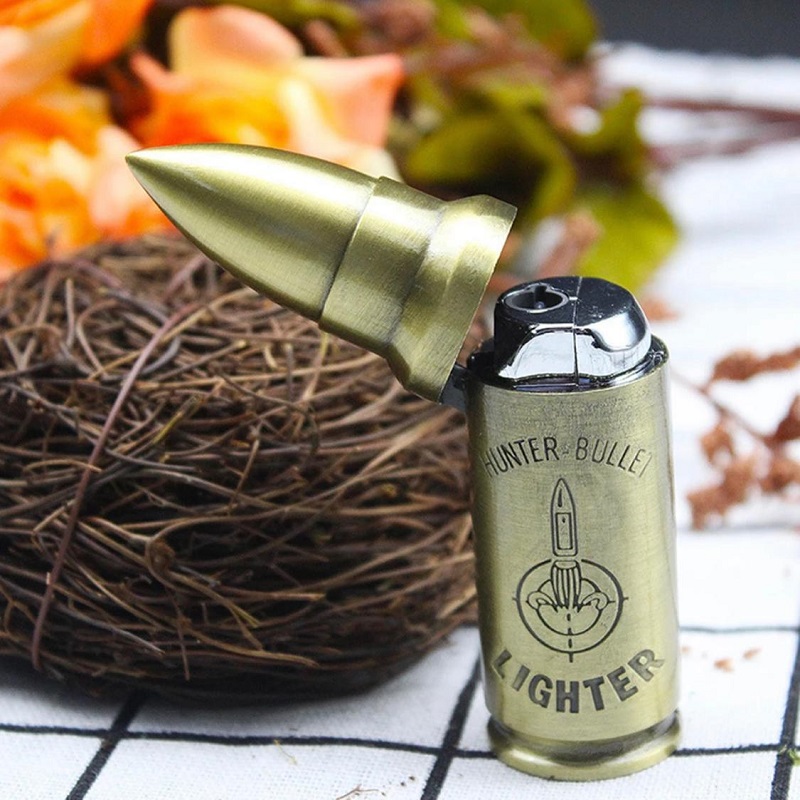 Creative High Quality Metal Bullet Inflatable Windproof Lighter
