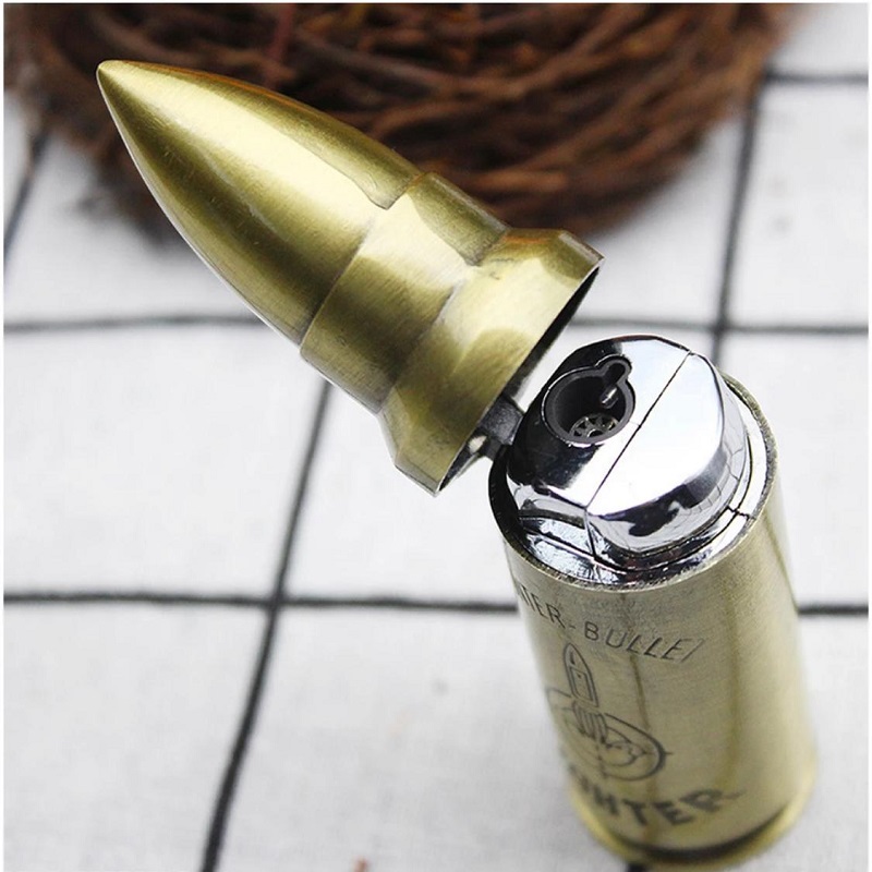 Creative High Quality Metal Bullet Inflatable Windproof Lighter