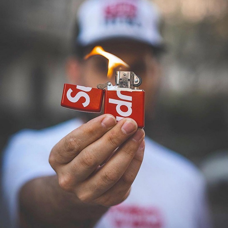 Red Matte Supreme Lighter