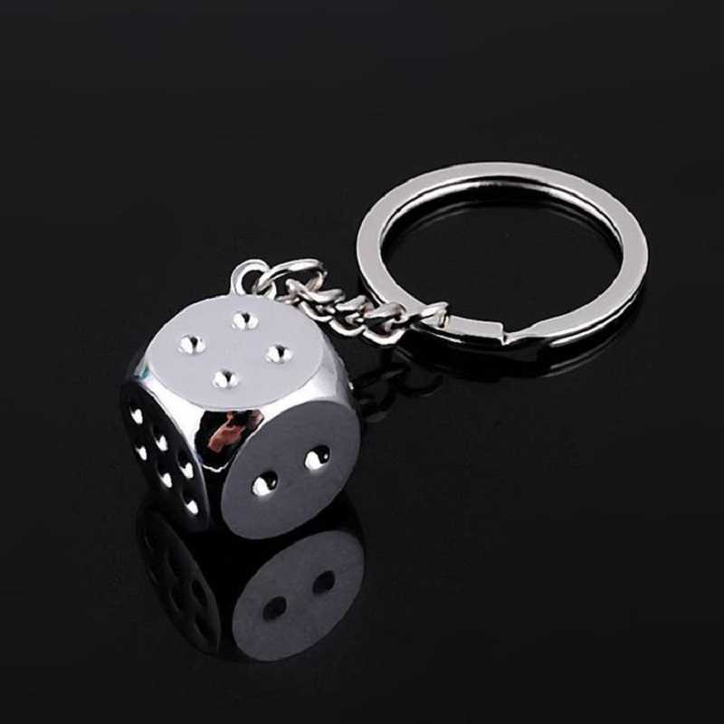 dice key chain