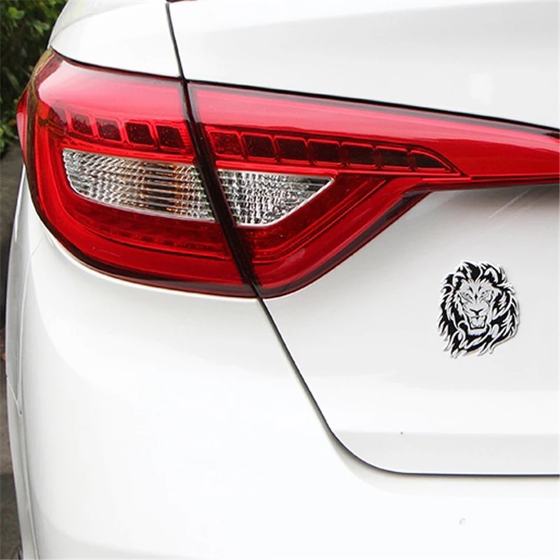 Metal Logo Waterproof 3D Lion Eagle Tiger Shape Design Emblem Badge