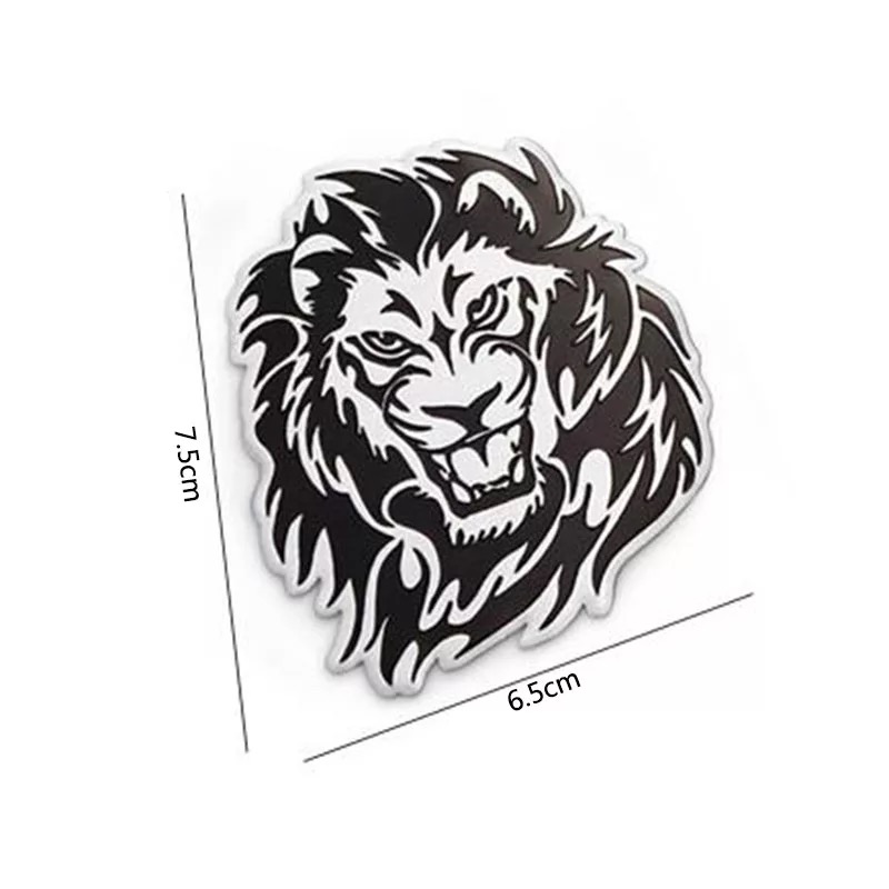  Metal Logo Waterproof 3D Lion Eagle Tiger Shape Design Emblem Badge