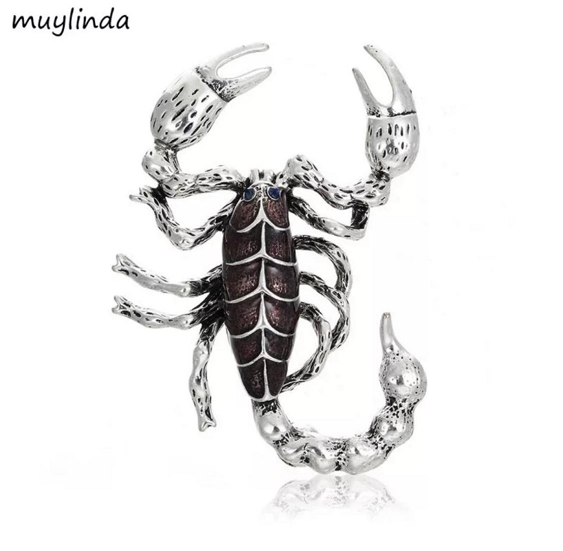 Fashion Scorpion Metal Mini Suit Brooch Pin