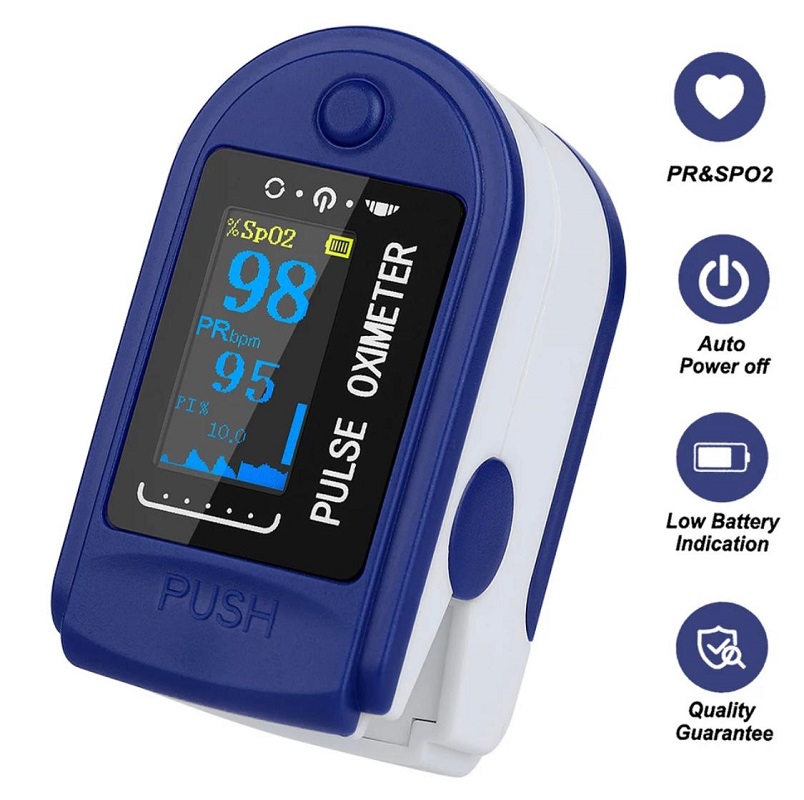 Fingertip Pulse Oximeter Blood Oxygen Saturation Meter