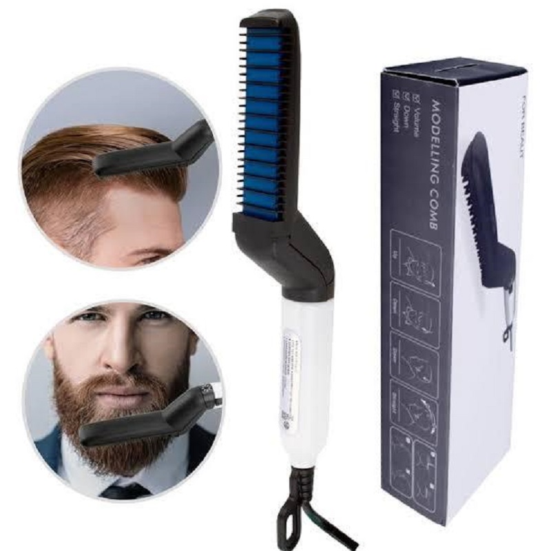 Multi Function Men's Hair Care Styling Comb Straightener