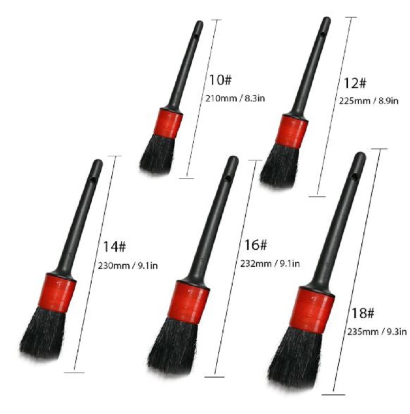 5pc Car Cleaning Tool Set Detail Brush