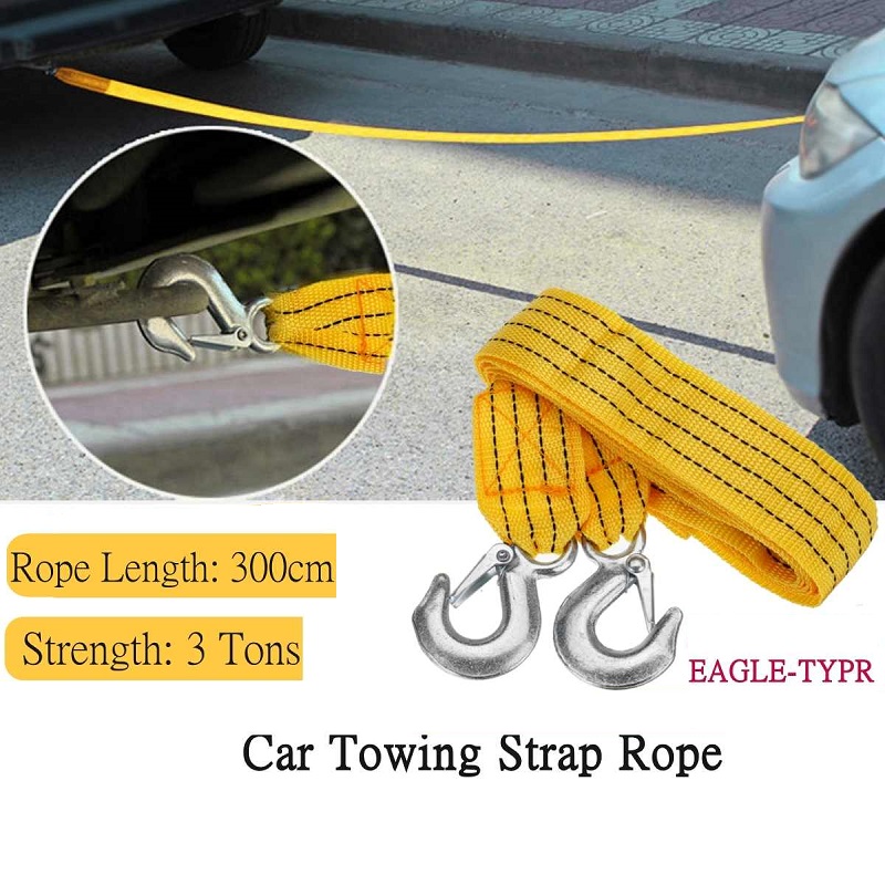 3 Meter High Strength Car Emergency Pull Towing Rope