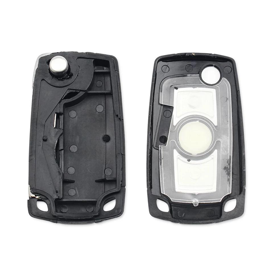 Modified Folding Remote 3 Buttton Key Case Cover For B.M.W