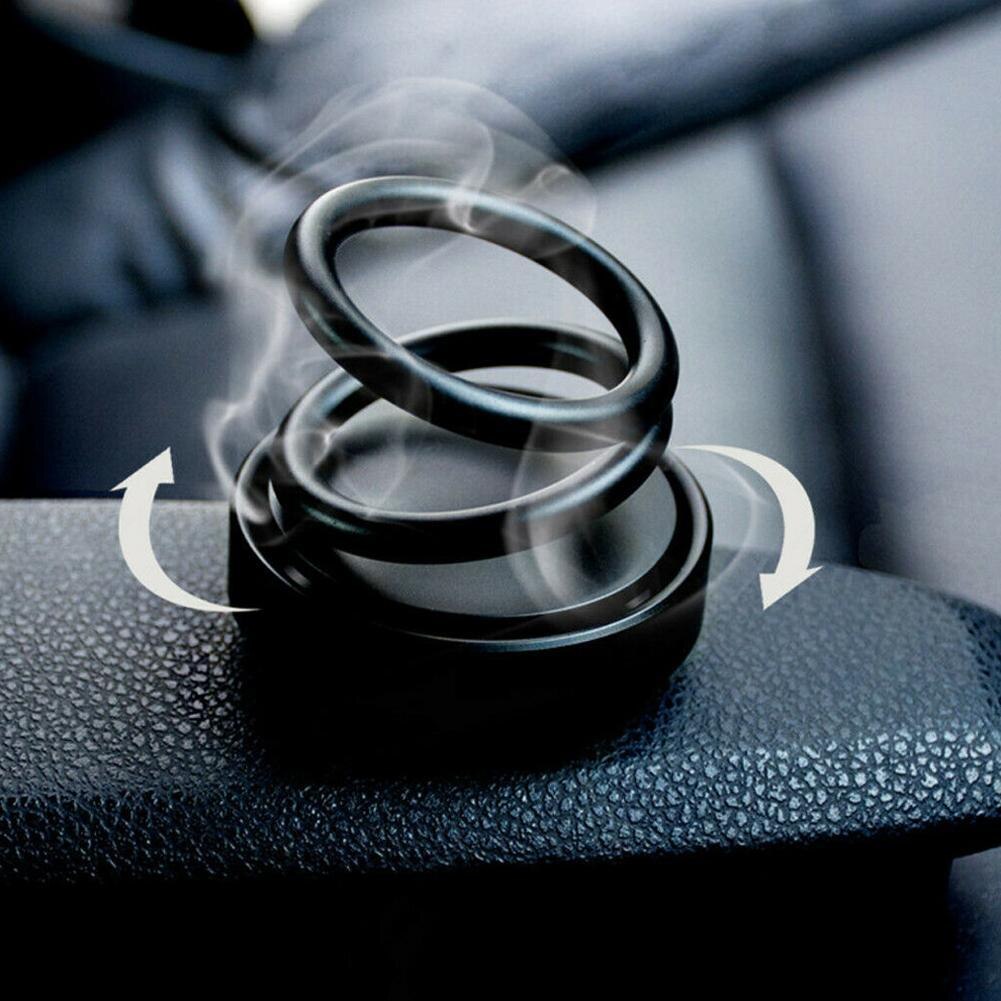 Auto Car Double Ring Rotating Solar Energy Car Air Freshener