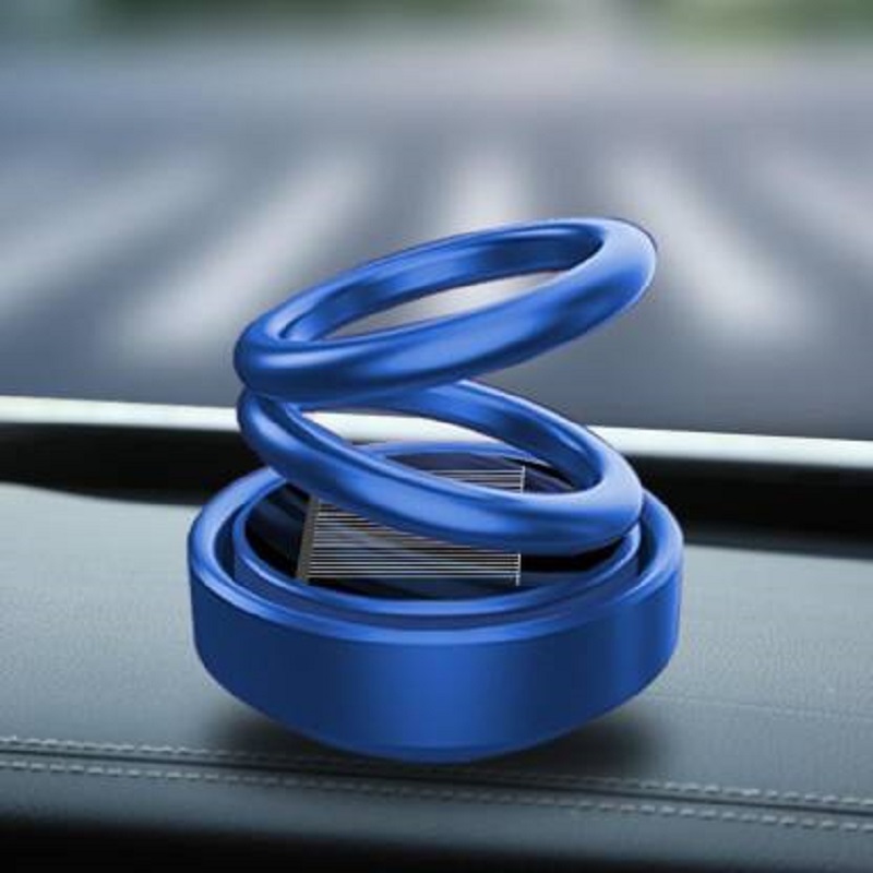 Auto Car Double Ring Rotating Solar Energy Car Air Freshener