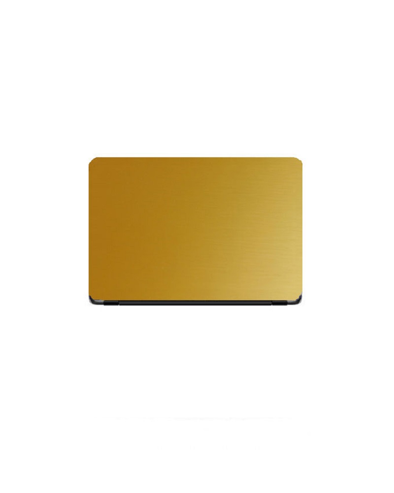 Universal Laptop Back Skin Matte Texture - Golden